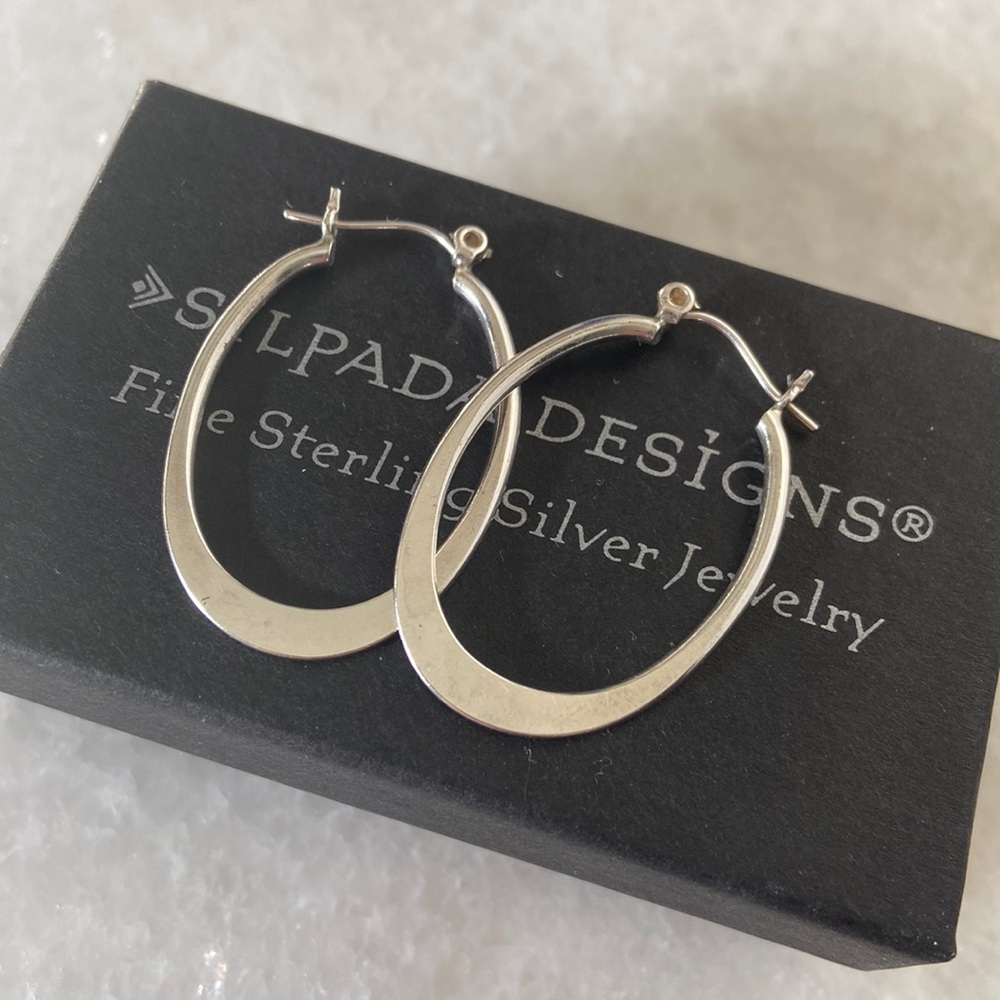 Silpada "Back to Basics" Hoop Earrings